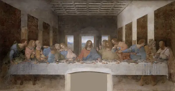 Cristo - A Última Ceia por Leonardo da Vinci